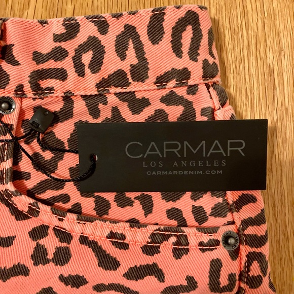 🔥 Carmar Jaguar Leopard Print Shorts - Picture 7 of 9